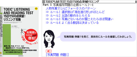 TOEIC LISTENING AND READING TEST 15日で500点突破！ リスニング攻略