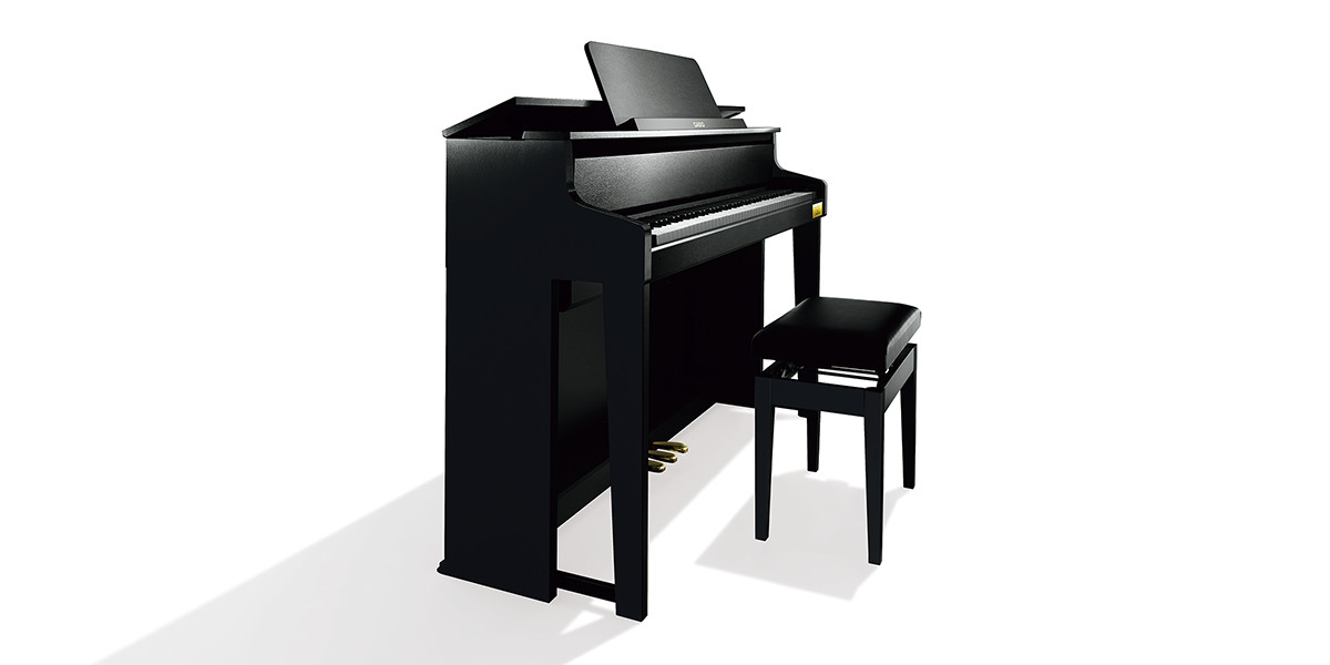 カシオ CELVIANO GP-300BK Grand Hybrid 電子ピアノ感度設定5種類オフ