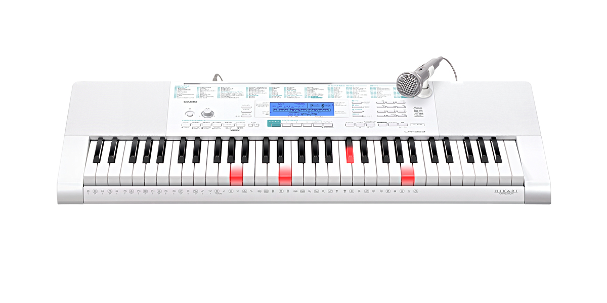 100%品質保証 美品 CASIO カシオ 電子キーボード LK-128 光