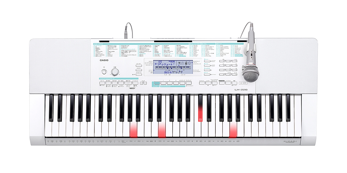 楽器/器材 鍵盤楽器 LK-228 | 光ナビゲーションキーボード | 電子楽器 | CASIO