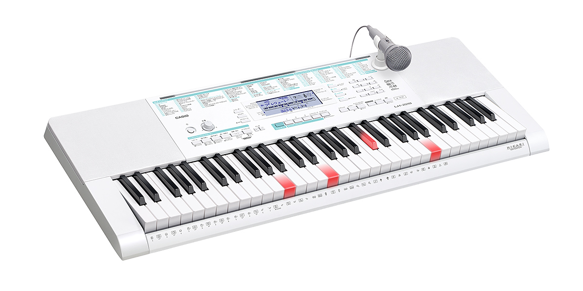 カシオ電子ピアノLK-218 光ナビゲーションキーボード 200曲ソングバング内蔵 レッスン曲も増やせる