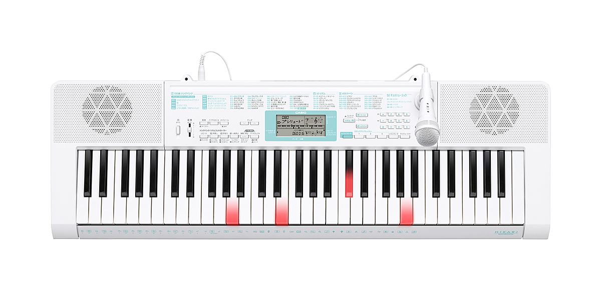 CASIO カシオ 光ナビゲーション 電子キーボード - 鍵盤楽器