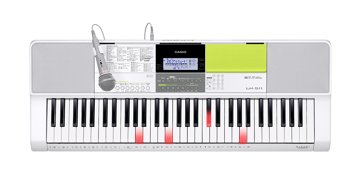 CASIO キーボード スタンド付き!! 光ナビゲ-