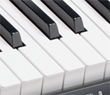 ピアノ形状鍵盤